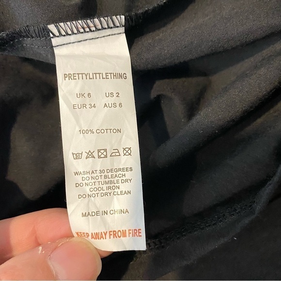 PrettyLittleThing Black Mini Dress - Picture 12 of 13